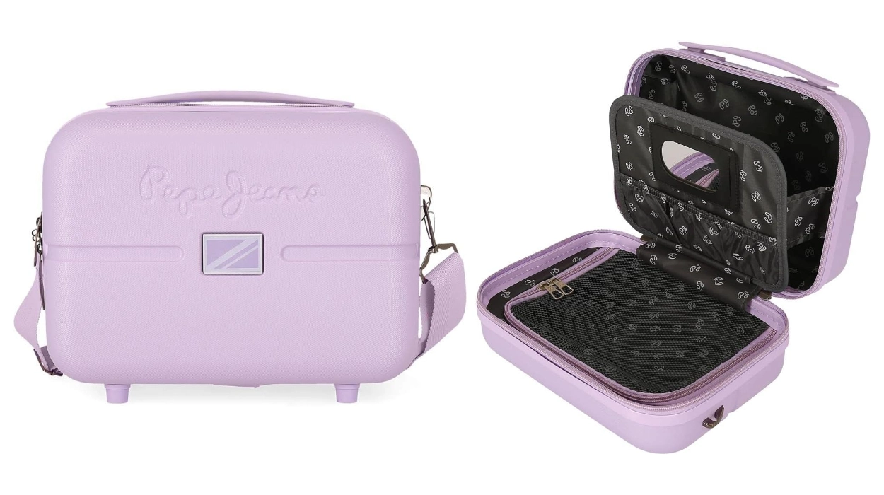 Chollo Neceser rígido Pepe Jeans Accent con bandolera y adaptable a trolley para mujer por sólo 28,56€ (29% de descuento)