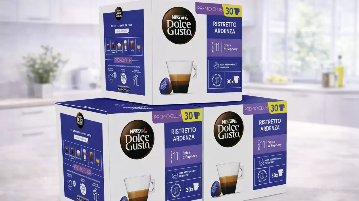 Chollo Pack 90 Cápsulas Nescafé Dolce Gusto Espresso Ristretto Ardenza por sólo 19,46€ con cupón (-21%) ¡0,22€ cada una!