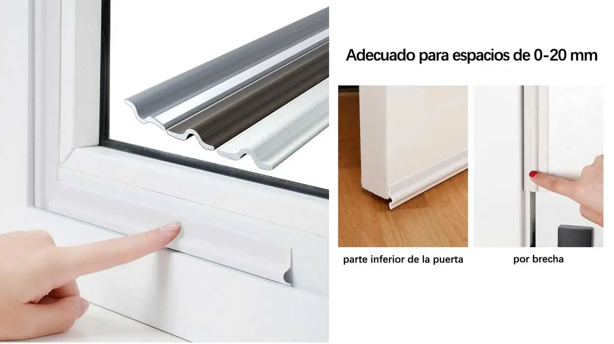 Chollo Burlete adhesivo para sellar ventanas o puertas por sólo 6,64€ con cupón