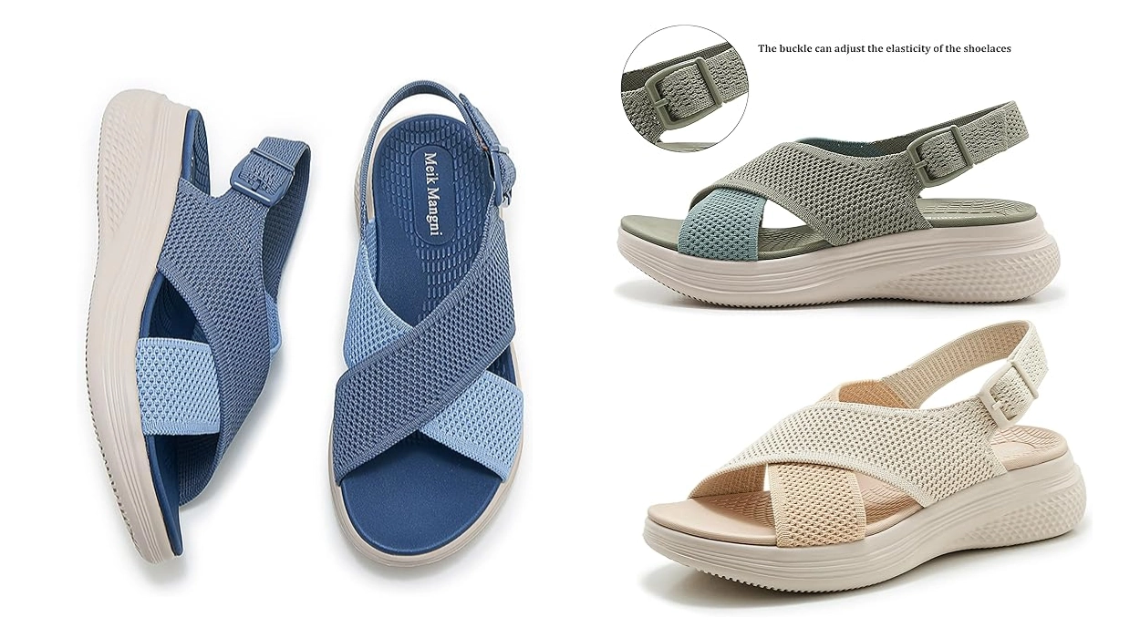 Comodidad total para pies cansados: Sandalias Meik Mangni ortopédicas para mujer por menos de 33€ en un montón de colores (-24%)