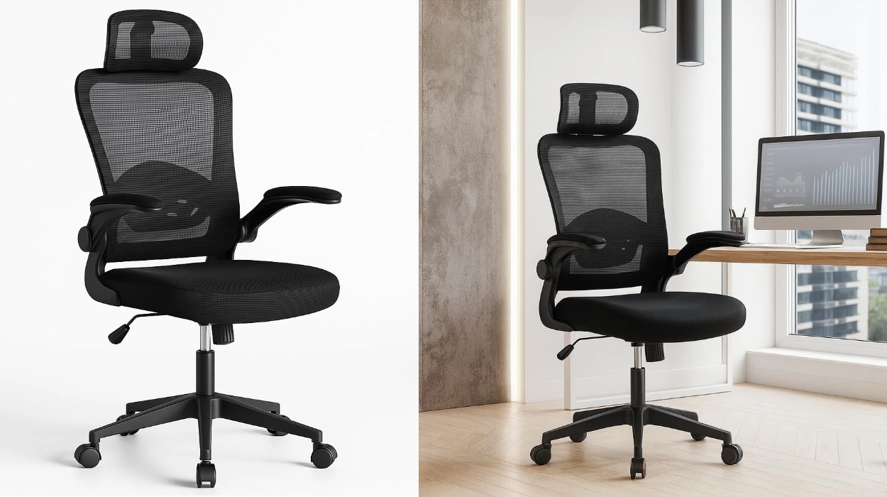 Tu espalda lo nota: Silla de oficina ergonómica T-Lovendo con malla transpirable, reposacabezas y soporte lumbar por sólo 51,43€ con envío gratis (14% de descuento)