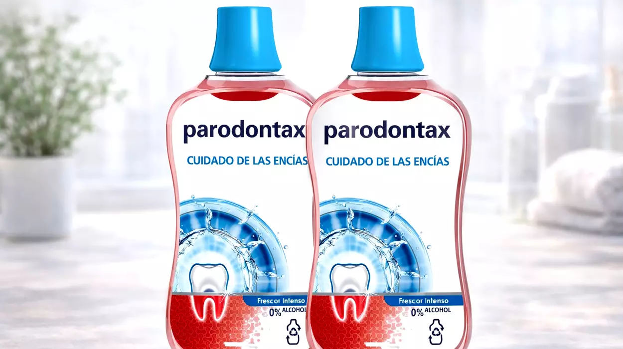 Chollo Pack 2x Enjuague Bucal Parodontax Cuidado diario de las encías de 500 ml por sólo 10,97€ (-40%)