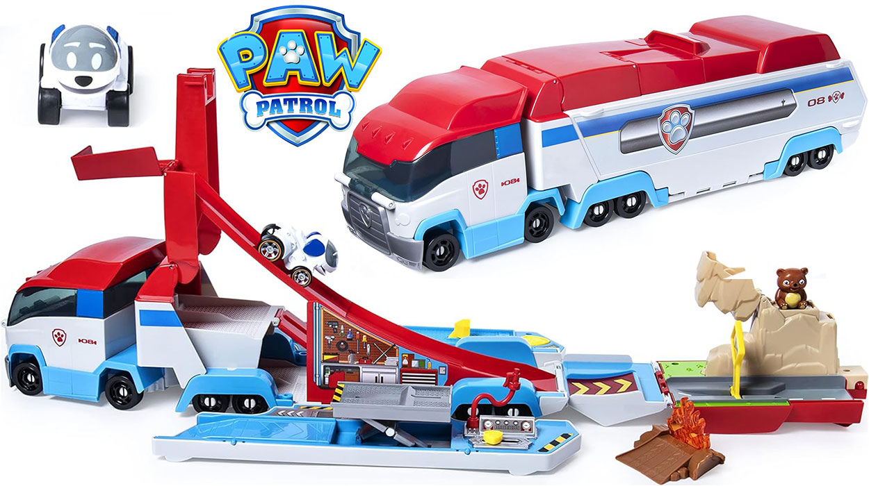 Amazon rebaja uno de los regalos estrella para peques, el autobús 2 en 1 de la Patrulla Canina