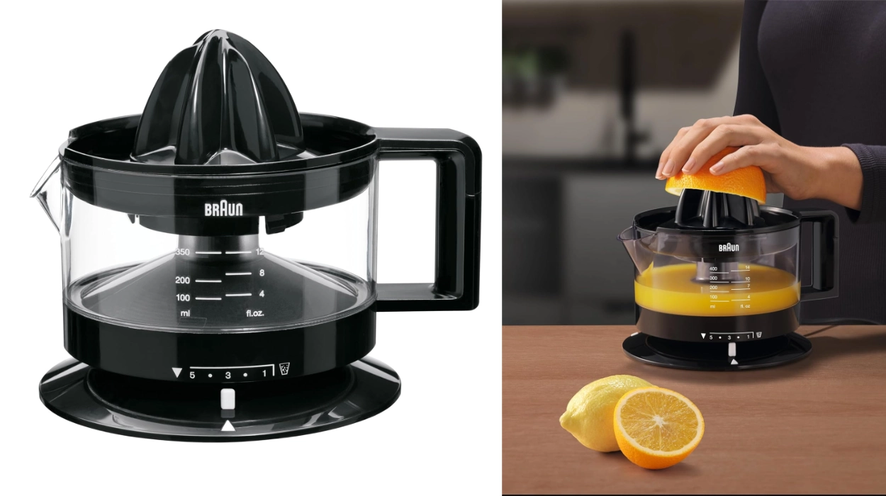 El exprimidor eléctrico más vendido a precio de risa: Braun TributeCollection CJ3000 con pulpa ajustable por sólo 15,05€ (46% de descuento)
