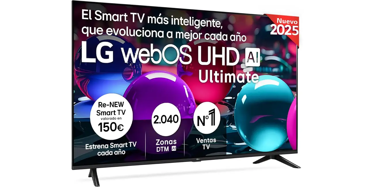 Chollo Smart TV LG 65UA73006LA UHD 4K de 65″ por sólo 381,65€ con envío gratis (-40%)