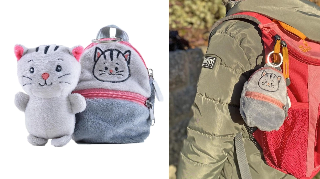 Chollo Gato de Peluche MAI en mochila de peluche Kögler 75784 – Friends2Go por sólo 7,67€ (36% de descuento)