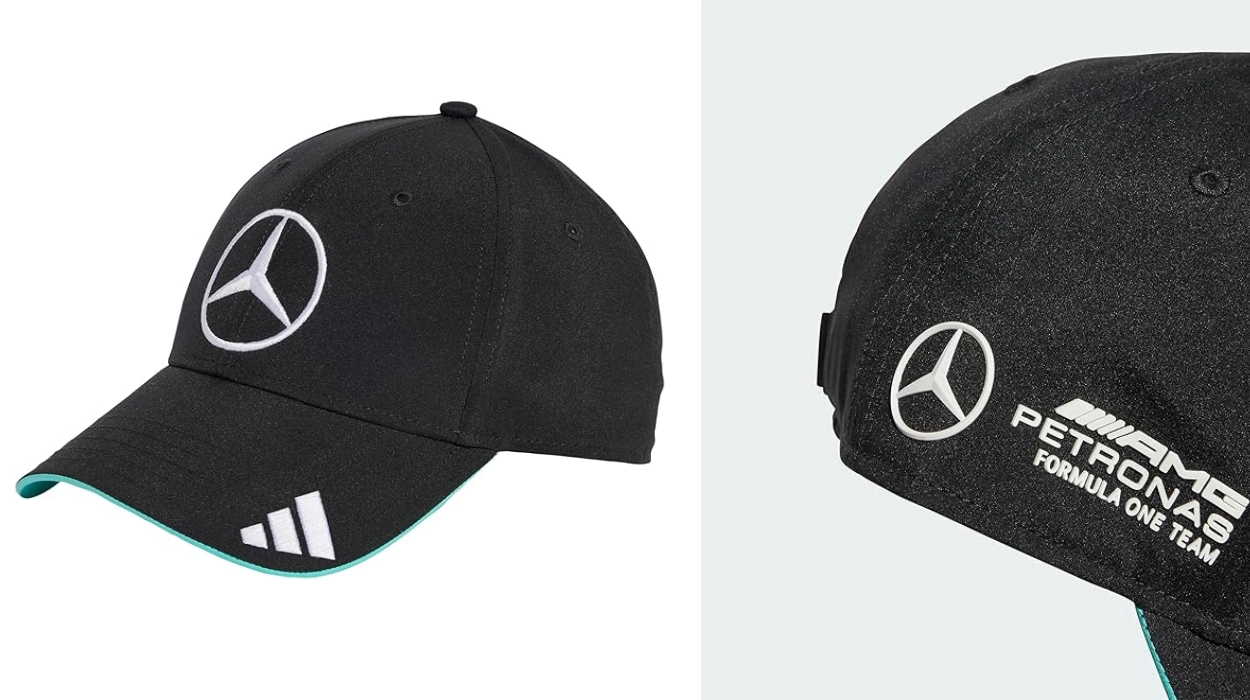 Chollazo Gorra Adidas Mercedes AMG Petronas Formula 1 cap unisex por sólo 12€ (73% de descuento)