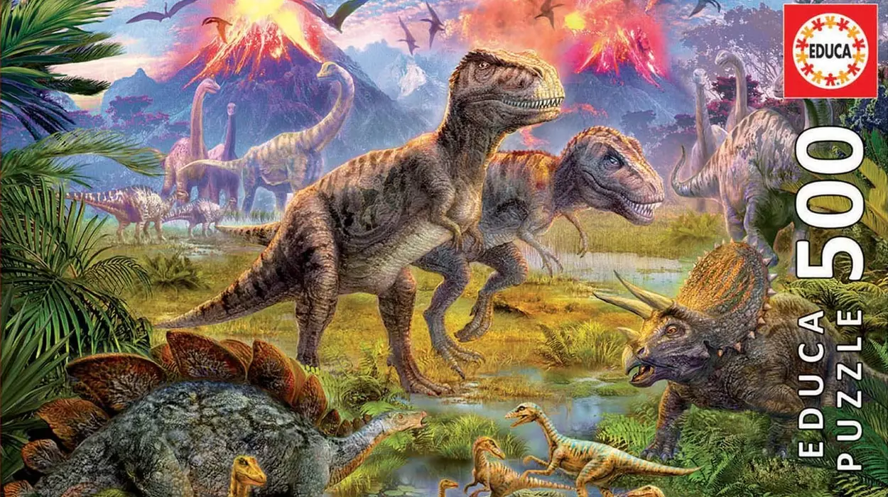 Chollo Puzle 500 Piezas Dinosaurios de Educa por sólo 5,99€ (40% de descuento)