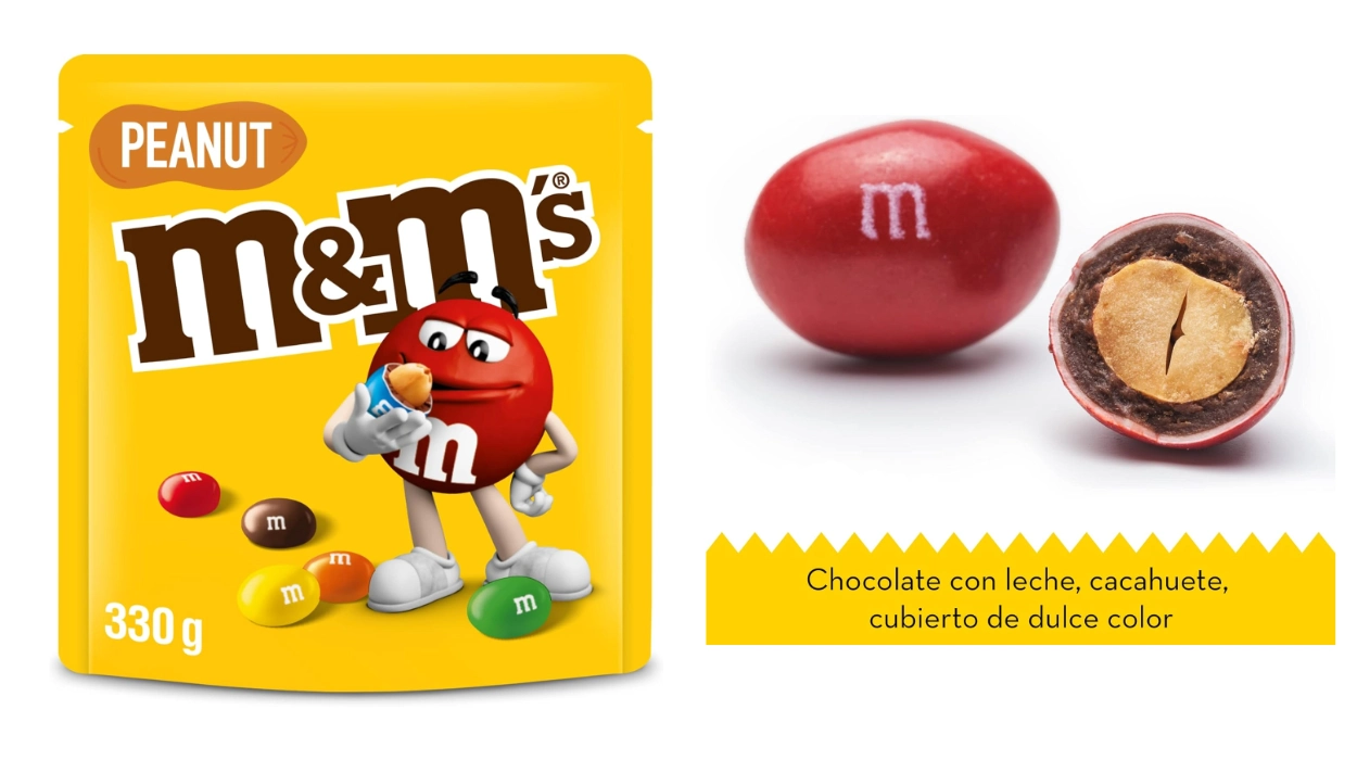 Chollo Pack x2 bolsas M&M’s chocolate con leche y cacahuete de 330 g por sólo 7,40€ con -70% en 2ª unidad (-44%) ¡3,70€ cada una!