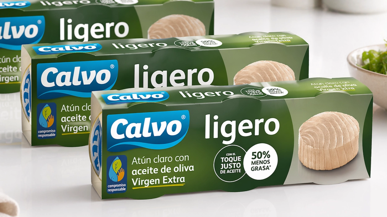 Chollo Pack x9 Atún Ligero Calvo en Aceite de Oliva Virgen Extra de 60 g por sólo 10,18€ con 3×2 (-33%) ¡1,13€ la lata!