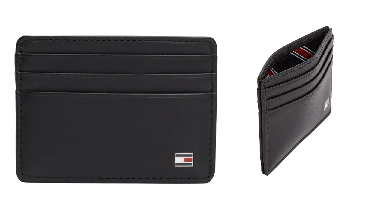 Chollo Tarjetero Tommy Hilfiger de piel para hombre por sólo 22,10€ (-45%)