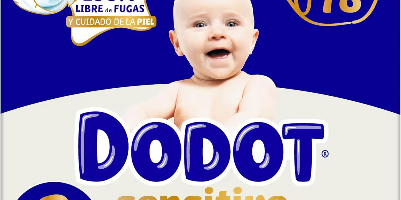 3×2 y precio mínimo en pañales: llévate 3 packs de Dodot Sensitive Talla 3 (234 en total) por sólo 58,36€ con 3×2 (-39%)