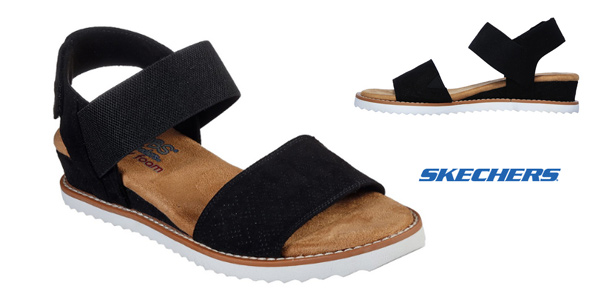 Chollo Sandalias de cuña Skechers Bobs Desert Kiss para mujer por sólo 34,16€ con envío gratis (24% de descuento)