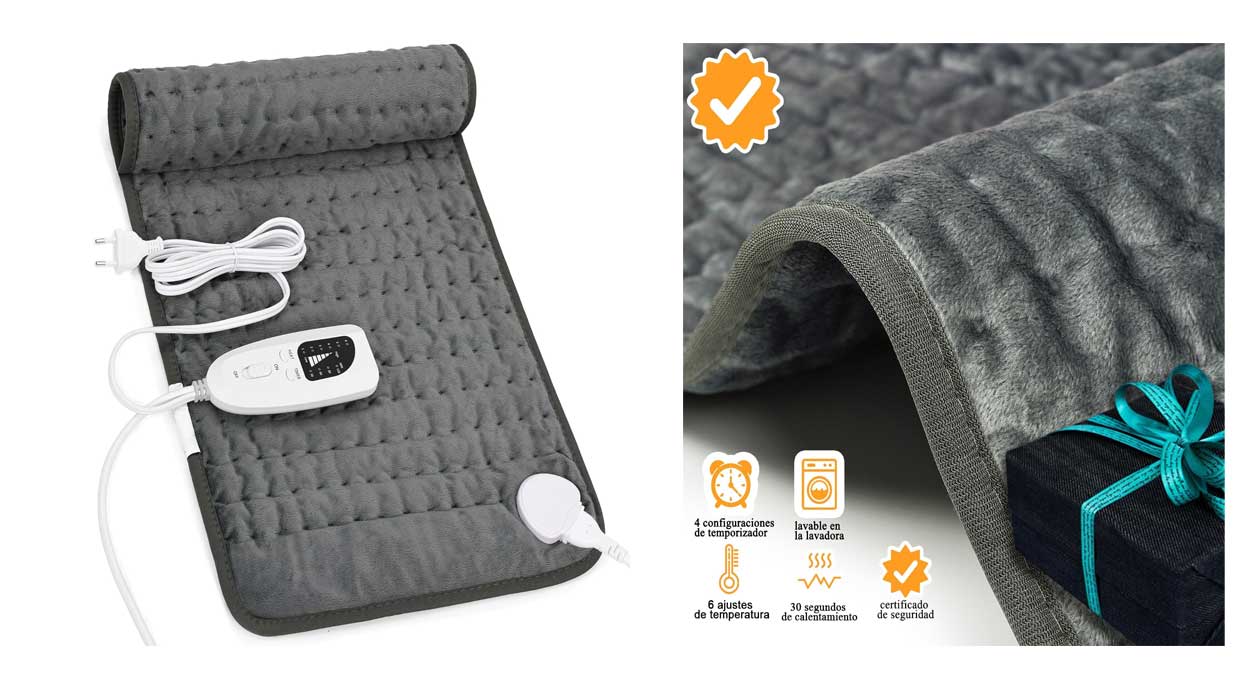 Chollo Manta eléctrica lumbar Letitwell por sólo 14,99€ (-29%)