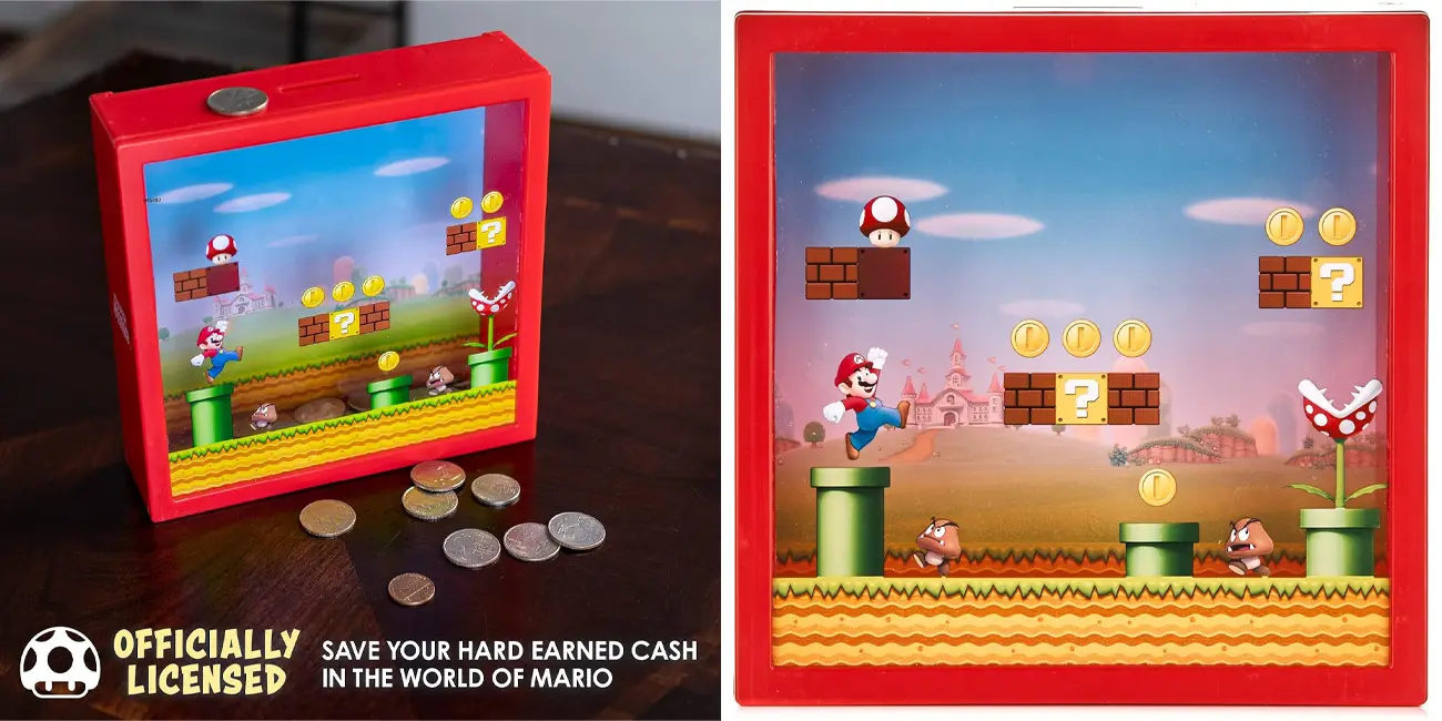 Esta hucha de Super Mario es un regalo ideal para cualquier fan… ¡y cuesta menos de 14€ en Amazon!