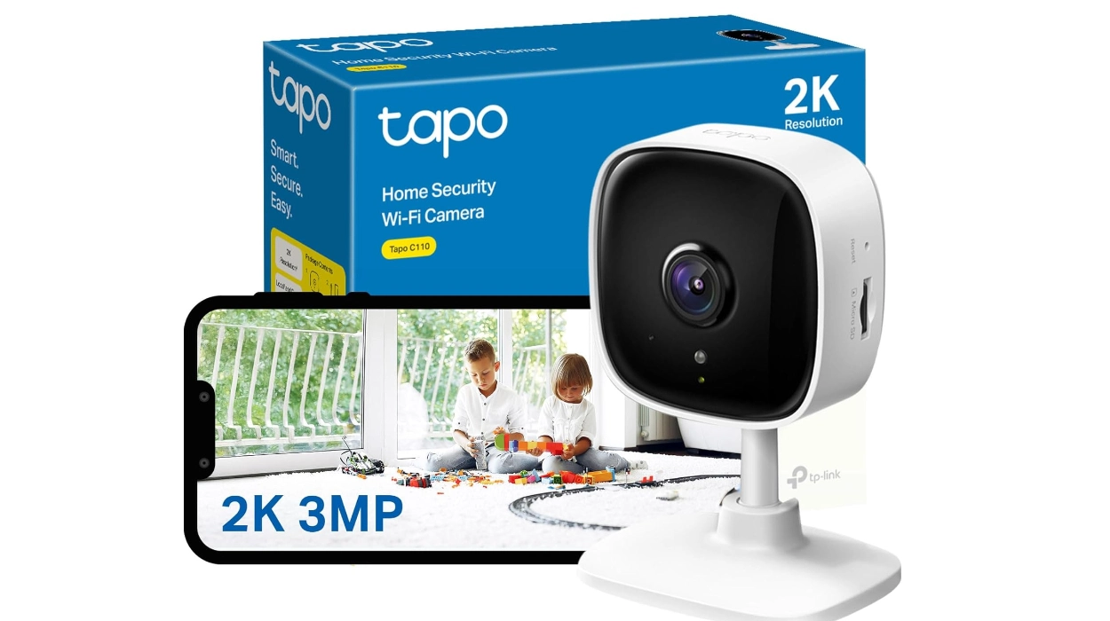 Vigila tu casa, bebé o mascota desde el móvil: Cámara 2K TP-Link Tapo C110 con detección de movimientopor sólo 19,01€ (27% de descuento)