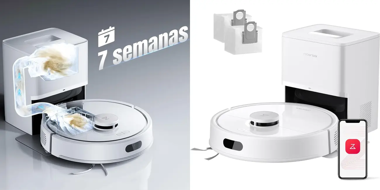 Chollo Robot aspirador Roborock Q7 L5+ de 8.000 Pa con base de autovaciado por sólo 189,99€ con envío gratis (-53%)