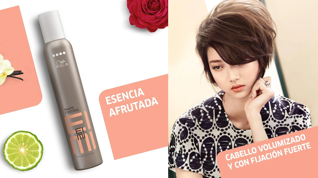 Peinado con volumen y fijación extra-fuerte con esta espuma Wella Professionals EIMI Shape Control al mejor precio en Amazon (-60%)