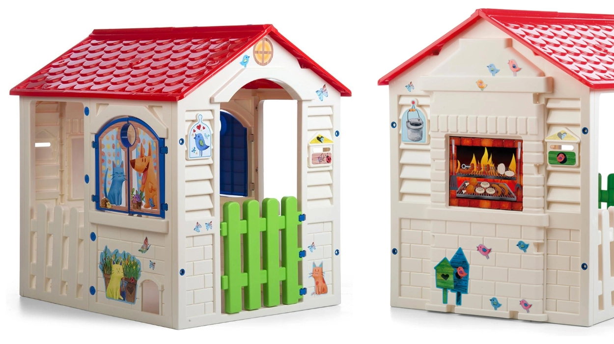 Chollo Casita infantil de exterior e interior Chicos Country Cottage por sólo 56,15€ con envío gratis (44% de descuento)