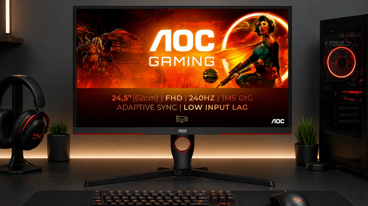 Monitor competitivo de verdad: AOC Gaming 25G3ZM/BK de 25″, 240Hz y 0,5 ms para jugar con ventaja por sólo 99€ (17% de descuento)
