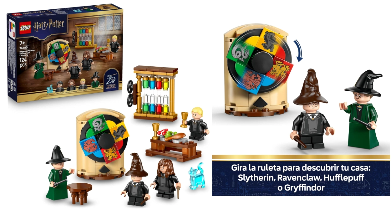 Chollo LEGO Harry Potter Castillo de Hogwarts: Ceremonia del Sombrero Seleccionador por sólo 9,99€ con cupón (-33%)