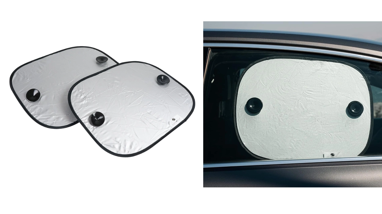 Chollo Parasoles Contrejour para ventanillas laterales del coche por sólo 3,97€ ¡Valoraciones estupendas!