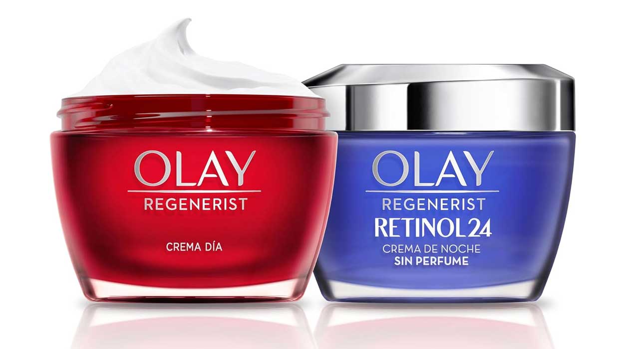 Chollo Pack crema de día Olay Regenerist y crema de noche Olay Retinol 24 por sólo 29,99€ con envío gratis (-40%)