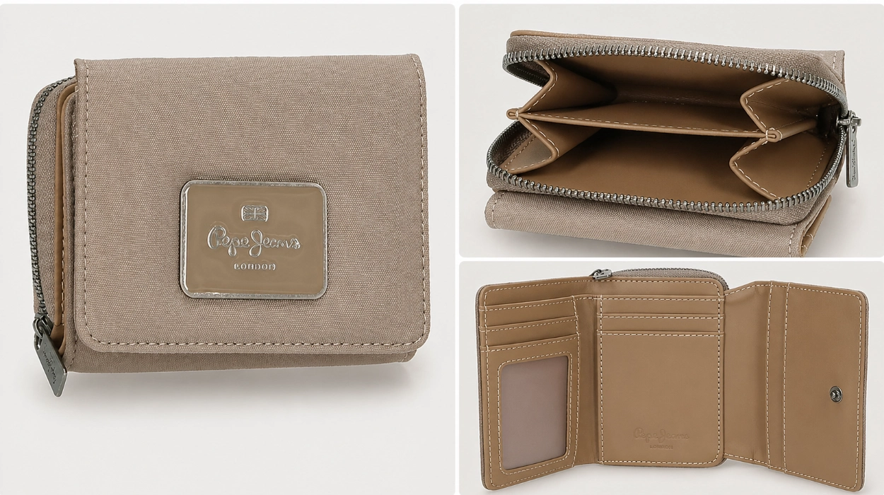 Chollo Cartera Pepe Jeans Christine con bloqueo RFID para mujer por sólo 18,29€ (43% de descuento)