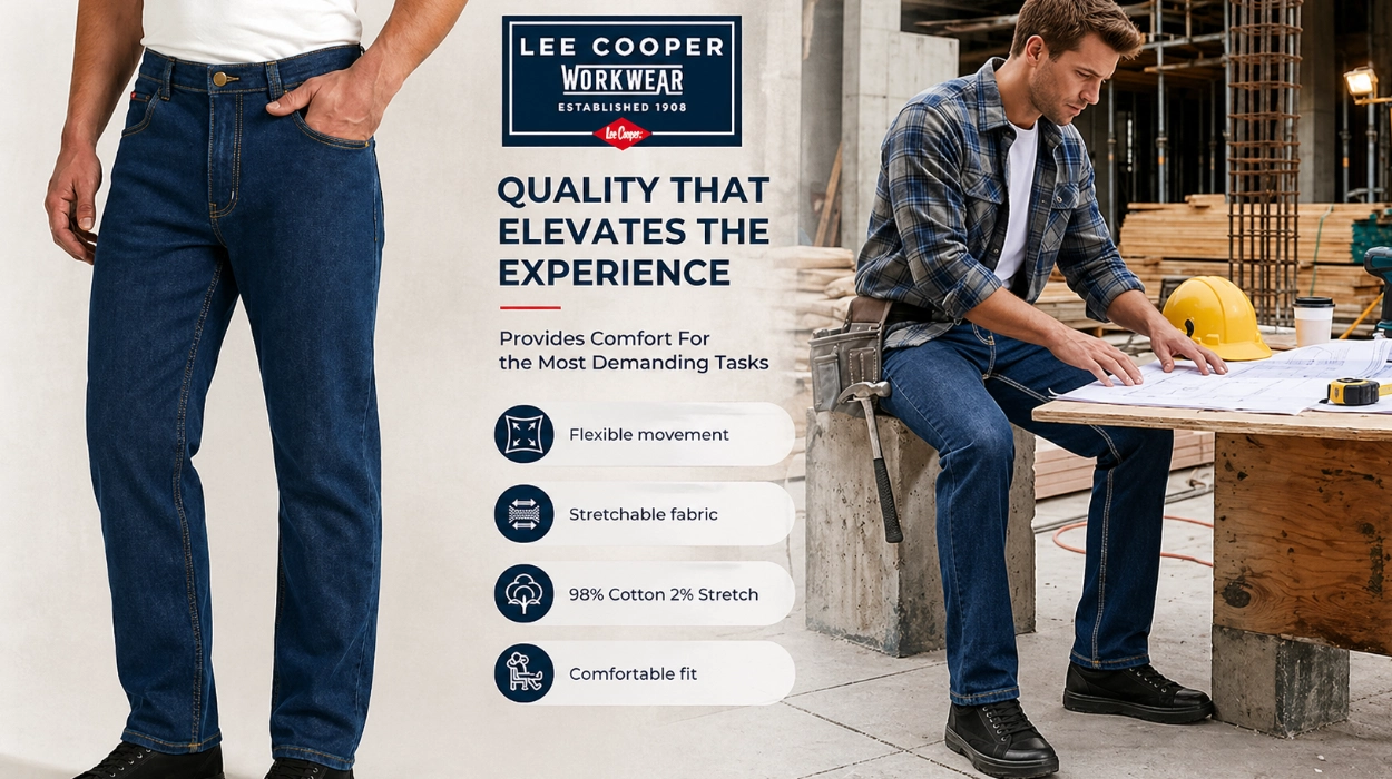 Los mejores jeans para trabajar o darles uso intensivo: vaqueros LEE Cooper ultra cómodos y resistentes para hombre por sólo 29,95€ (50% de descuento)