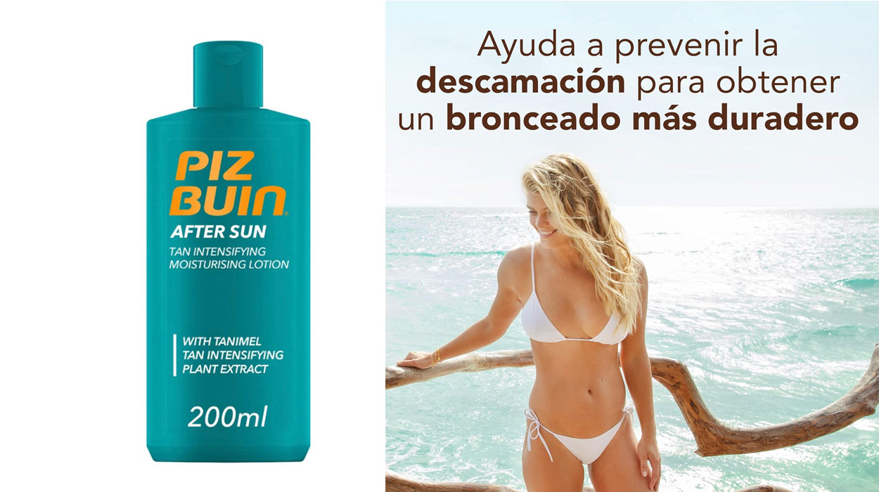Chollo After Sun Piz Buin con intensificador del bronceado de 200 ml por sólo 5,95€ (-45%)