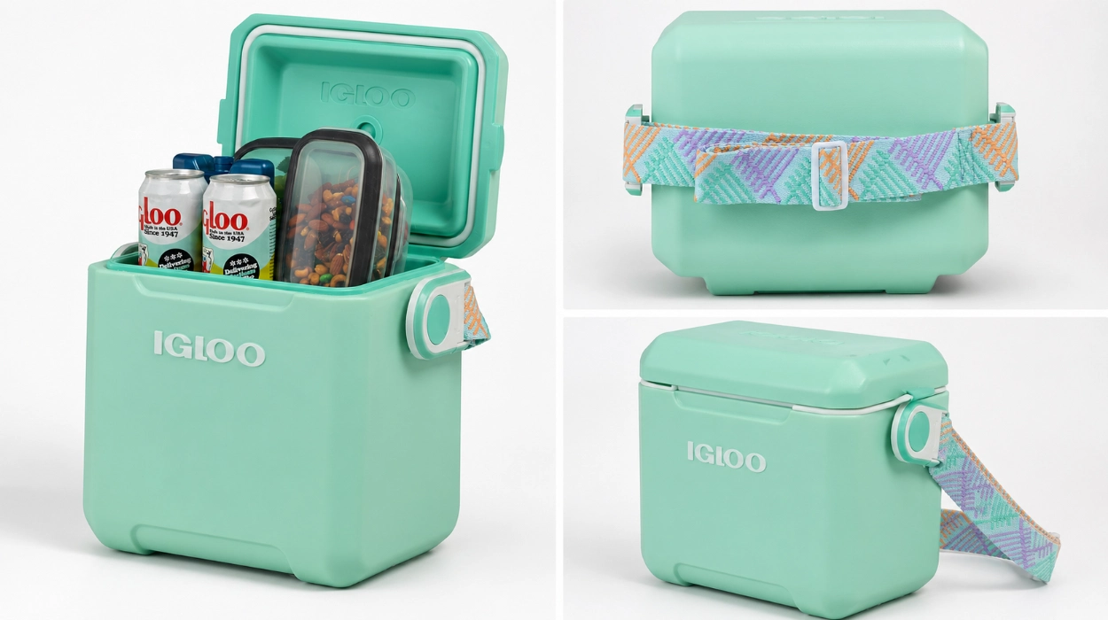 La nevera pequeña y portátil que no molesta: IGLOO Tag-Along Too de 10L con correa y aislamiento térmico por sólo 19,14€ (73% de descuento)
