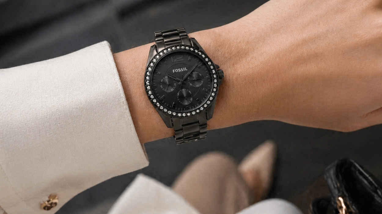 Chollo Reloj Fossil Riley en color negro para mujer por sólo 85,49€ con envío gratis (-52%)
