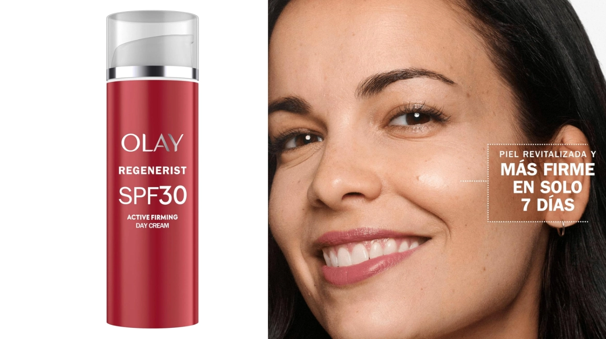 Chollo Crema facial de día SPF30 Olay Regenerist con niacinamida y péptidos por sólo 14,99€ (50% de descuento)