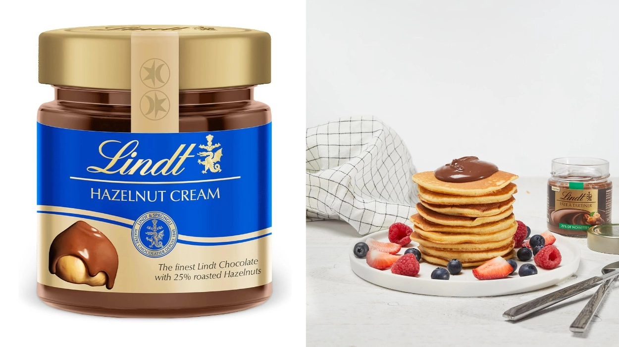 Lindt Crema de Cacao 25% Avellanas, ideal para postres y sin gluten por sólo 4,99€ (33% de descuento)