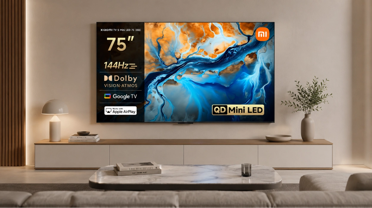 Xiaomi TV S Mini 75″ con diseño sin bordes y 144 Hz para gaming y cine por sólo 699€ (22% de descuento)
