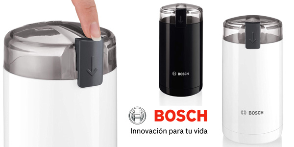 Chollo Molinillo de café eléctrico Bosch TSM6A de 180 W por sólo 16,44€ (53% de descuento)