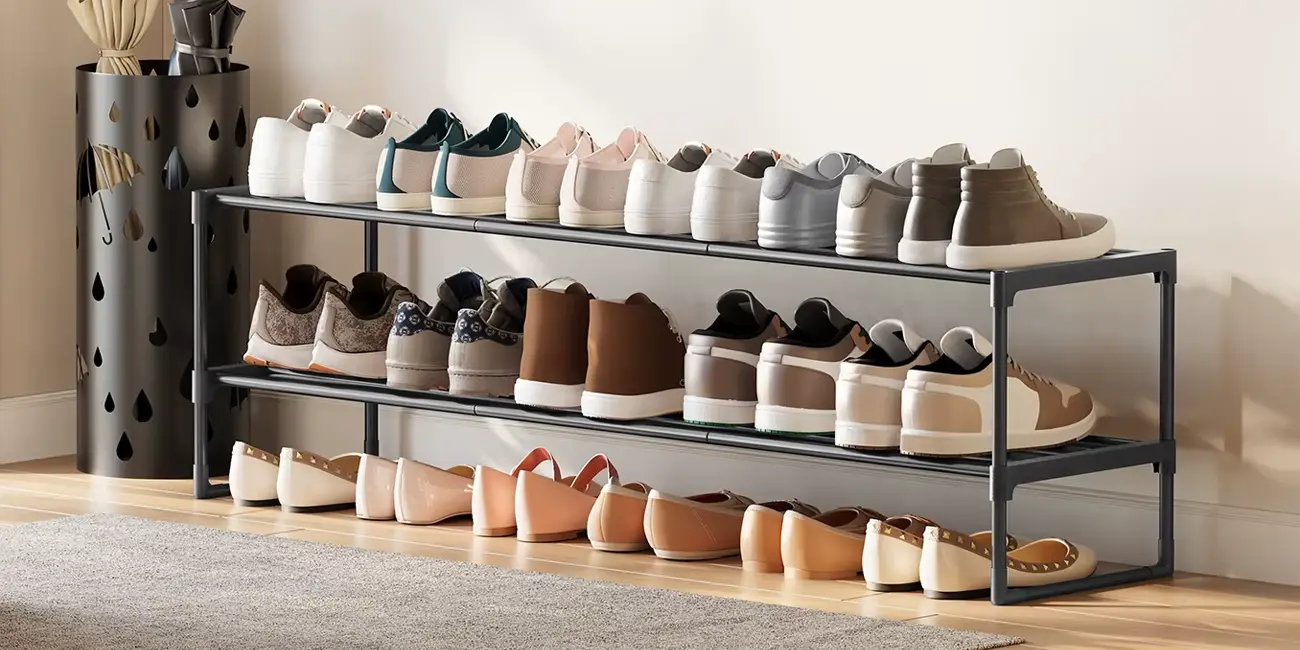 Con este zapatero SONGMICS puedes ordenar hasta 12 pares de zapatos en muy poco espacio y hoy cuesta poco más de 11€