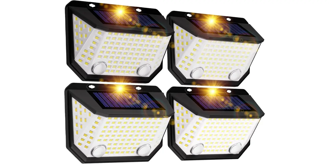 Chollo Pack de 4 luces solares de exterior K KASONIC por sólo 12,99€ (-50%)