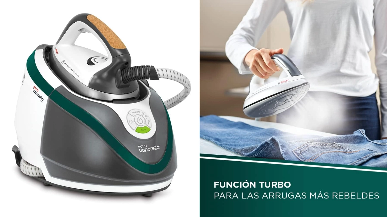 Plancha fácil y rápido con Polti Vaporella Next: autonomía ilimitada y función Turbo por sólo 164,45€ con envío gratis (-45%)