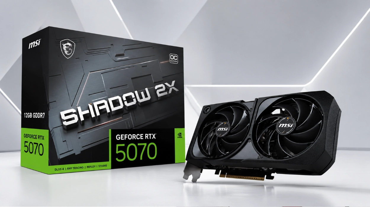 Rendimiento gaming brutal con la MSI GeForce RTX 5070 Shadow 2X OC de 12GB por sólo 579,90€ con envío gratis (-18%)