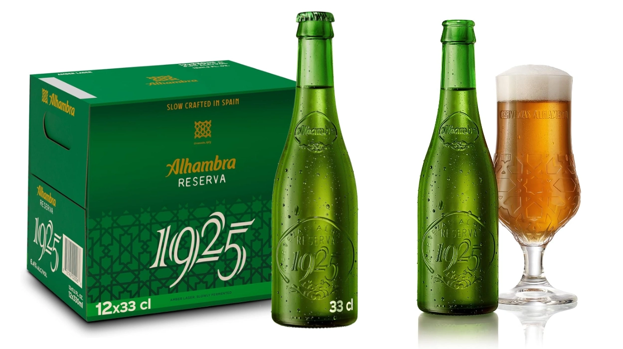 Chollo Pack x12 cervezas Alhambra Reserva 1925 de 33 cl por sólo 11,84€ (-25%) ¡0,99€ cada una!
