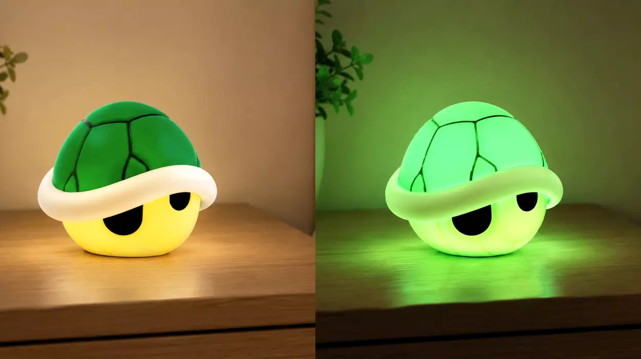 Añade un toque de nostalgia con la lámpara Caparazón Verde de Super Mario con sonido oficial por sólo 9,90€ (-42%)