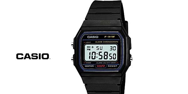 Chollo Reloj Casio F-91W por sólo 11€ (-45%) ¡Un clásico a precio de risa!