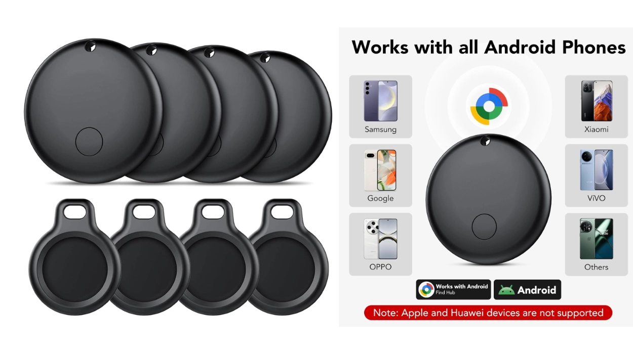 Pack x4 rastreadores Android Smart Tag compatibles con Google por sólo 19,99€ (-23%)
