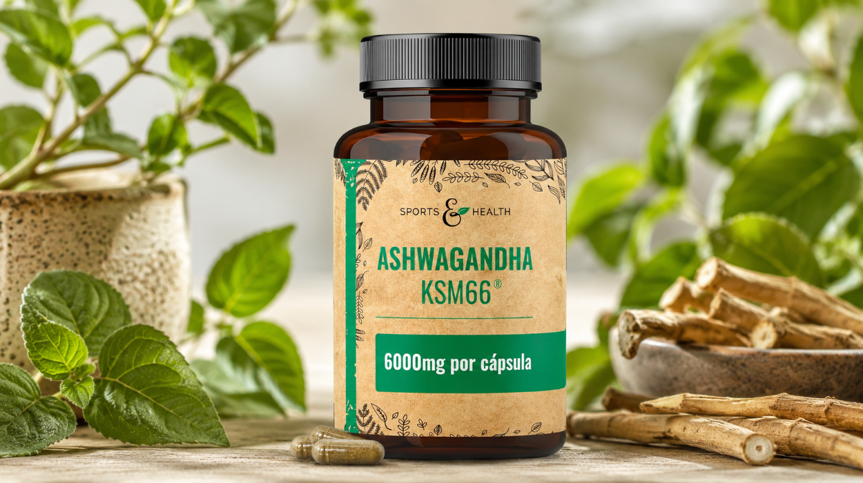 Cápsulas de Ashwagandha KSM-66, 100 unidades para 3 meses por sólo 14,87€ (-22%)