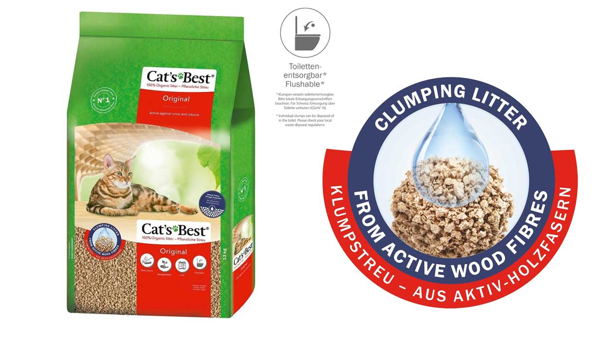 Chollo Arena aglomerante para gatos Cat’s Best de 17,2 kg por sólo 23,99€ (42% de descuento)