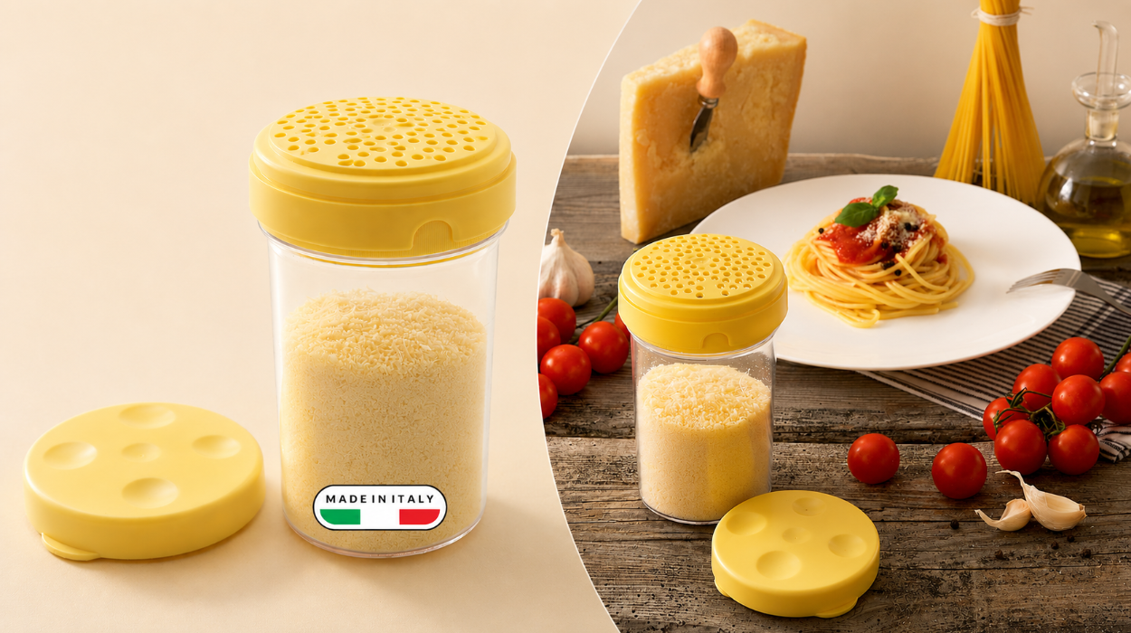 Espolvoreador de queso rallado Snips 2en1 para servir y conservar en el frigorífico por sólo 4,70€ (-53%)