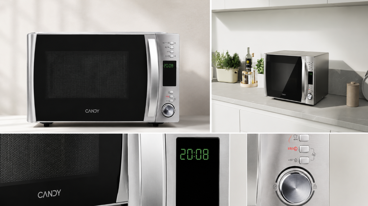 Horno microondas combinado Candy CMXC25DCS con grill, 25L, 40 programas automáticos y cook in app por sólo 108,80€ con envío gratis (-19%)
