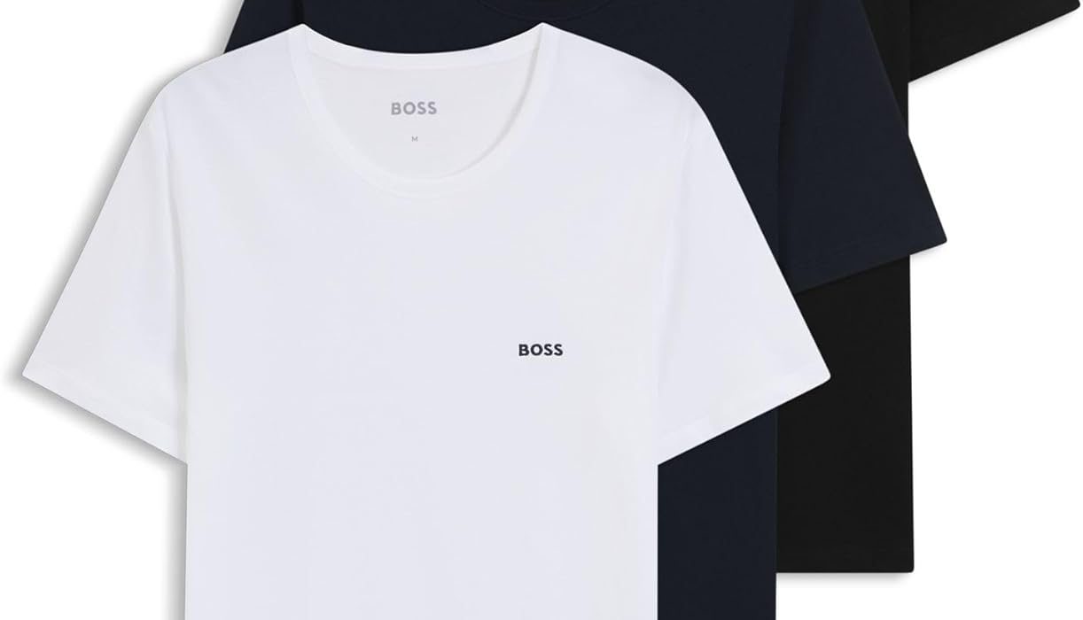 Chollo Pack de 3 camisetas básicas Boss para hombre por sólo 26,24€ (-13%) ¡8,75€ cada una!