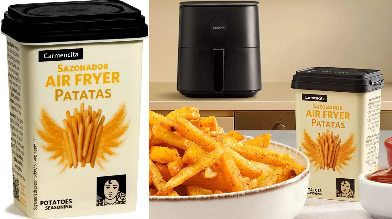 Chollo Sazonador Carmencita para patatas de Air Fryer en lata de 75g por sólo 2,70€ (-30%)